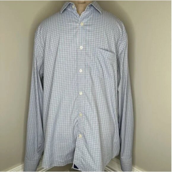 UNTUCKit Wrinkle-Free Performance Dalton Shirt Long Sleeve Button Down Large - Picture 2 of 7